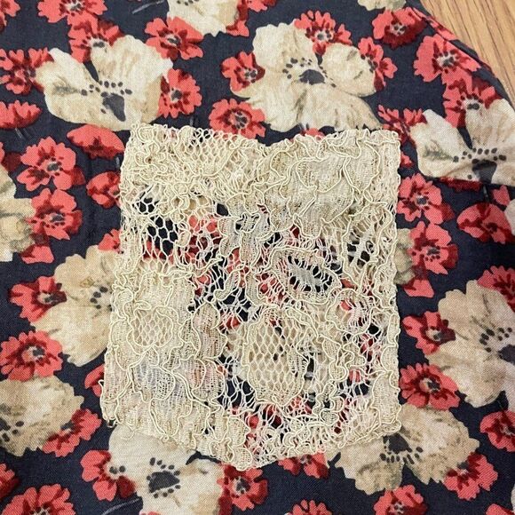 Rachel Roy Floral Lace Zipper Tank - M - Picture 6 of 13